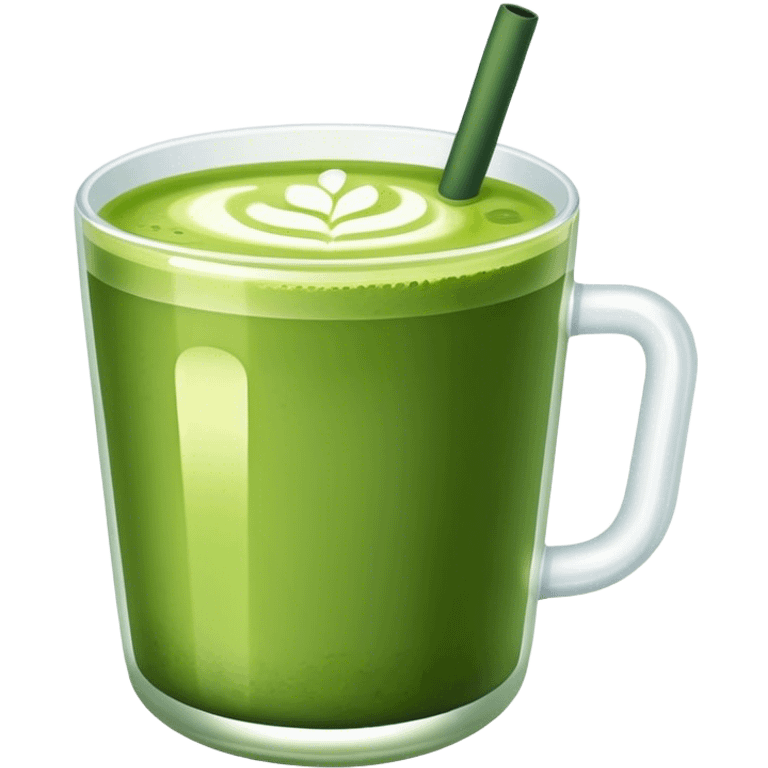 Matcha drink  emoji