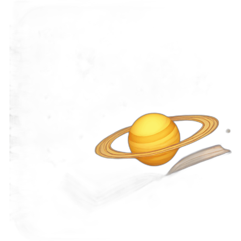 Open book about astronomy emoji