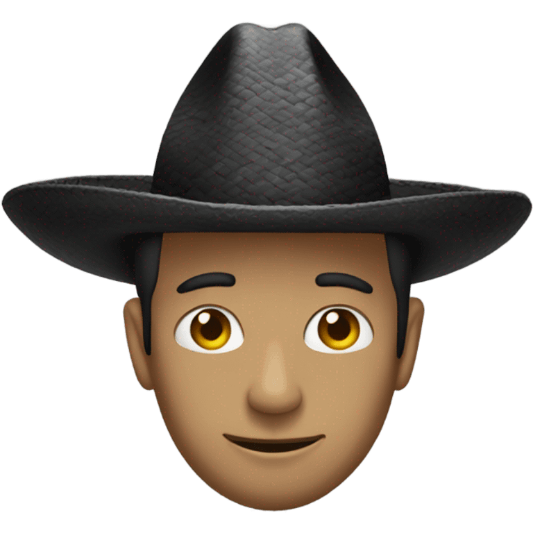 sombrero negro emoji