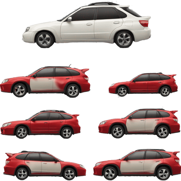 Subaru red emoji