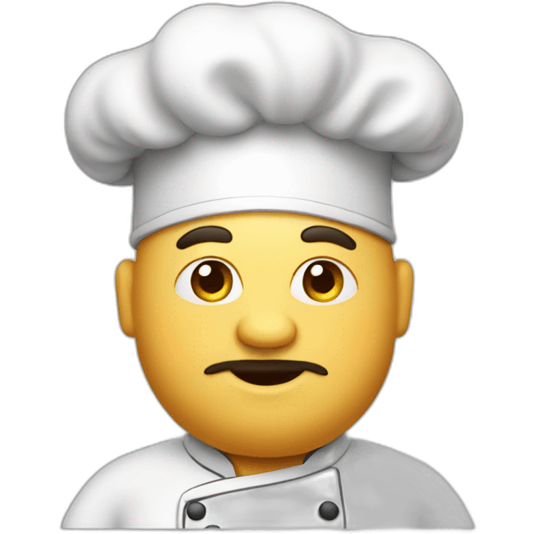 Fat chef emoji