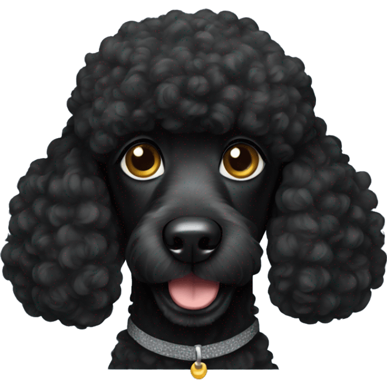 Black poodle emoji