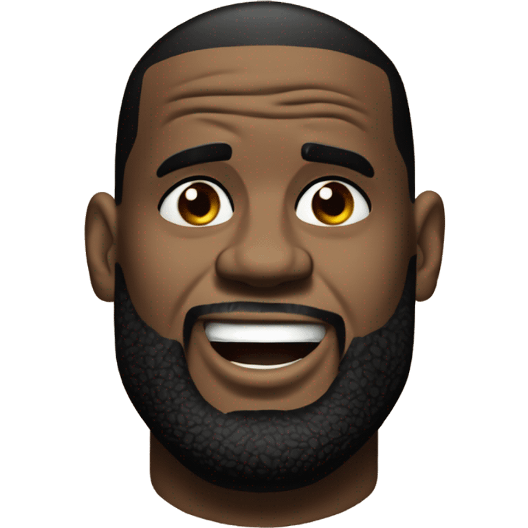 LeBron James Cryig Emoji emoji