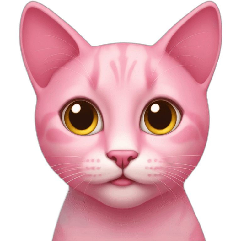 Gato rosa emoji