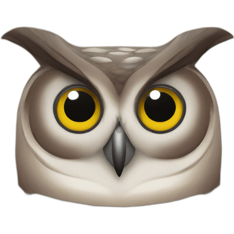 stoic owl emoji