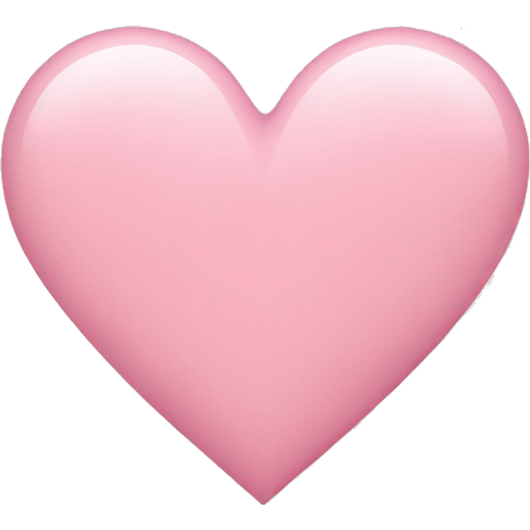 Light pink heart emoji