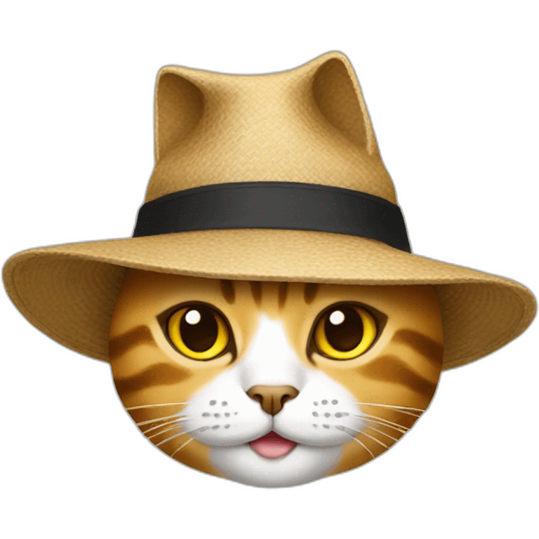 hat-in-a-cat emoji