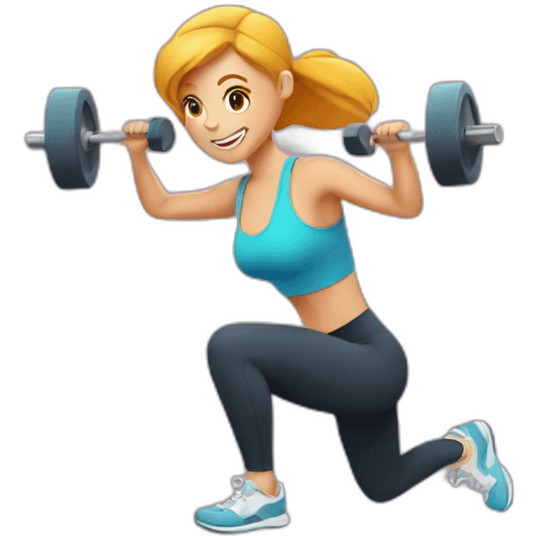 Workout App logo emoji