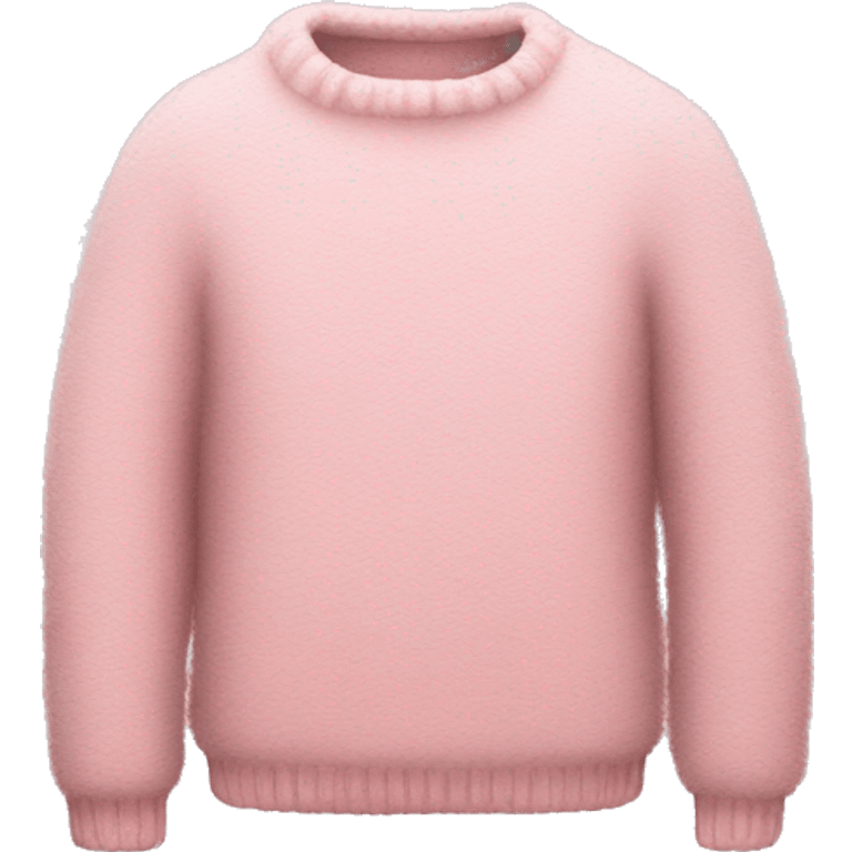 fluffy pink sweater  emoji