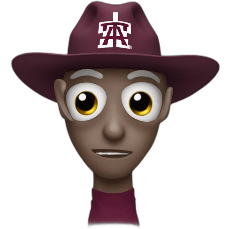 Texas A&M Aggie Alien emoji