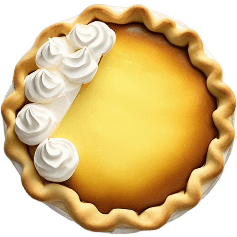 lemon meringue pie emoji