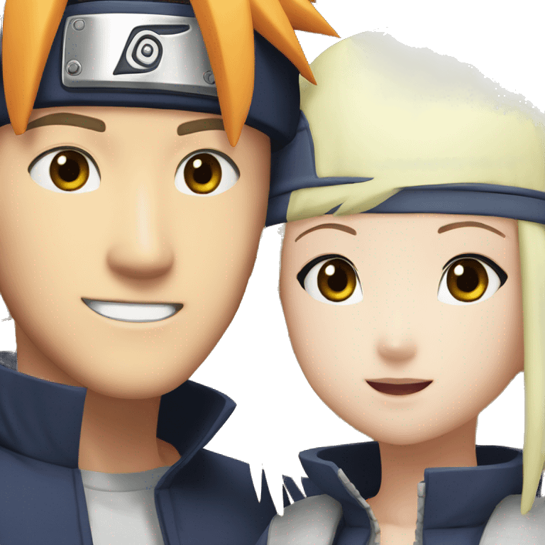 Naruto et Hinata  emoji