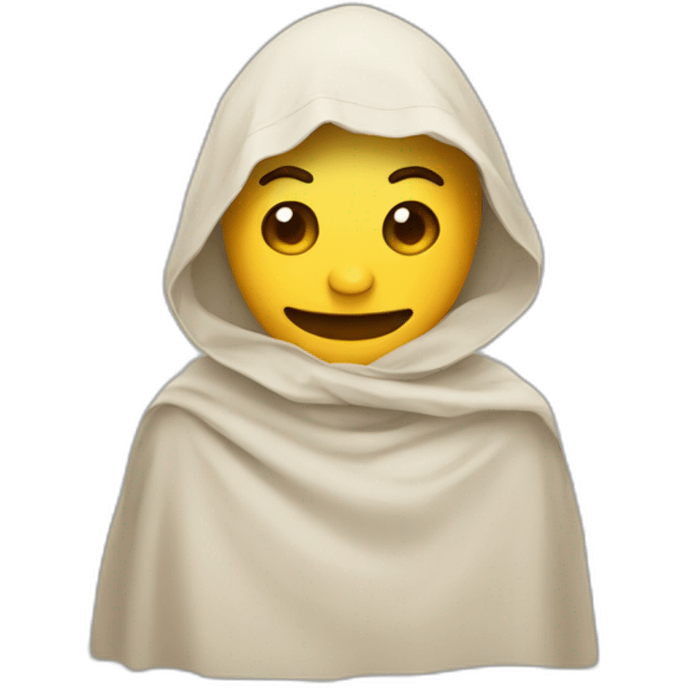 Emoji con ruana emoji