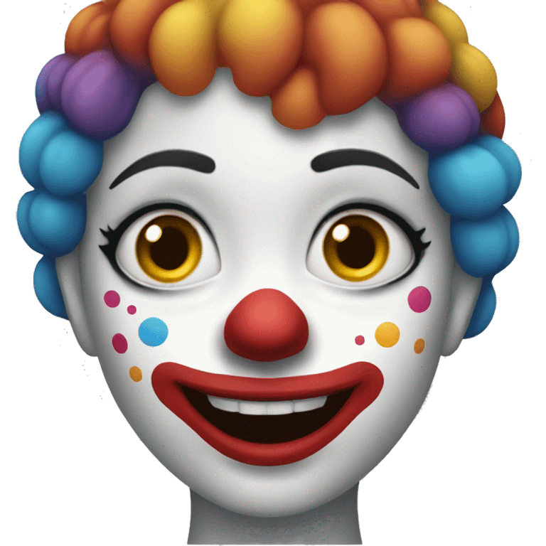 Girl clown  emoji