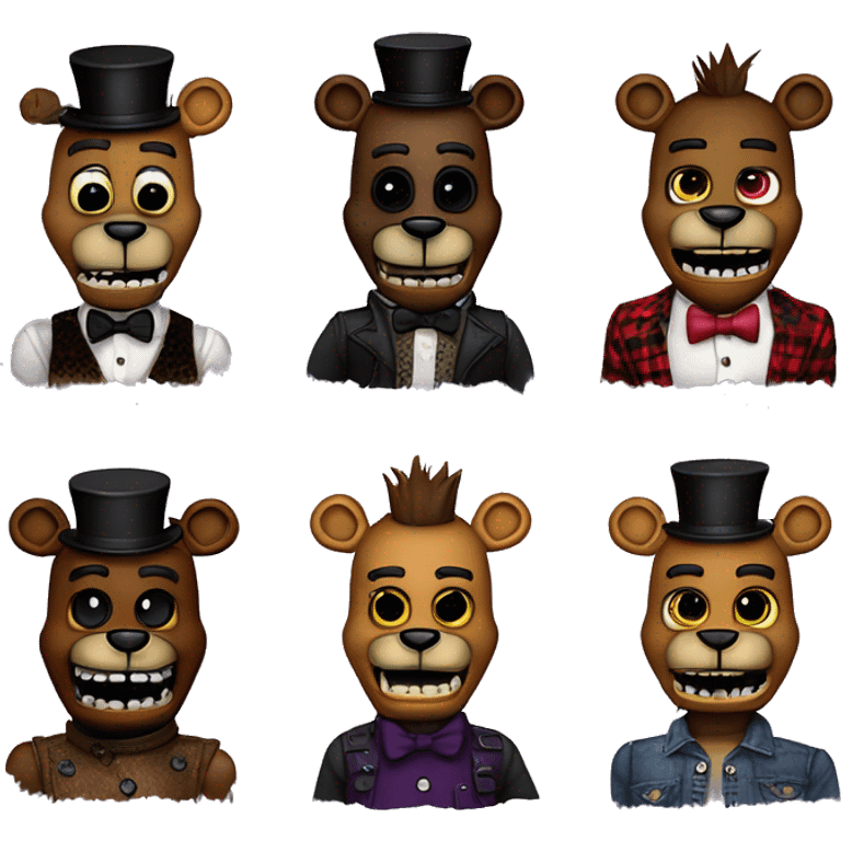 Five nights at freddy, glamrock freddy emoji