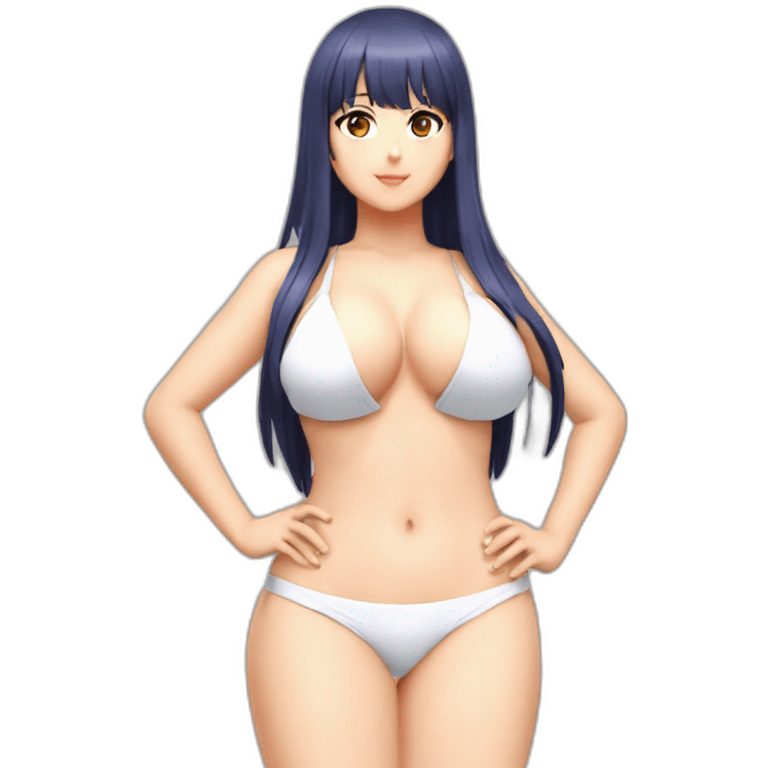 hinata hyuga full body pawg micro bikini back focus emoji