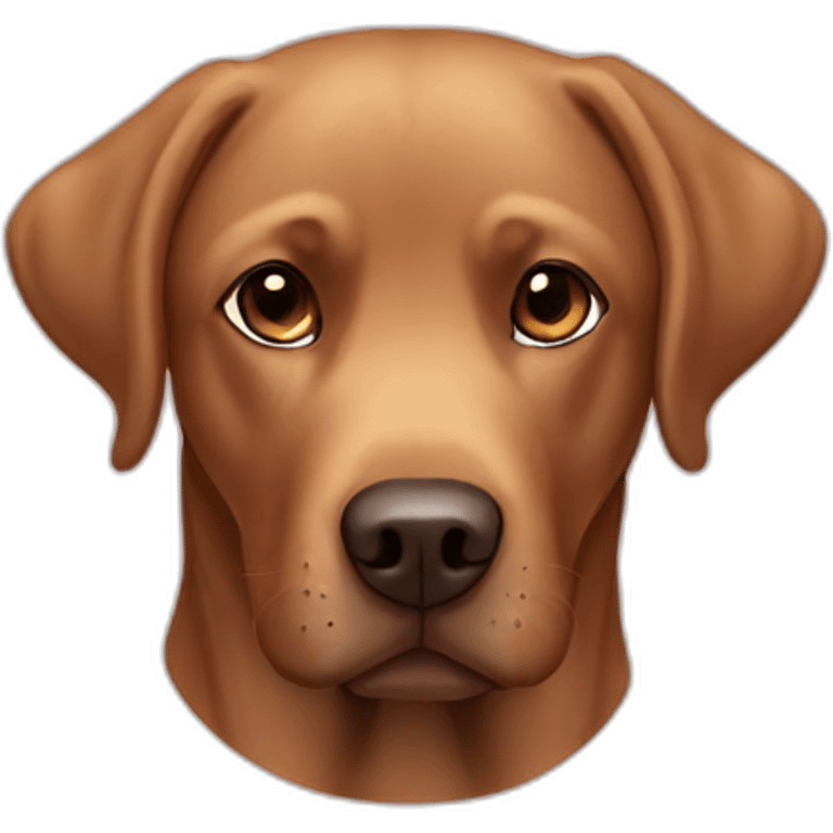 Labrador brown emoji