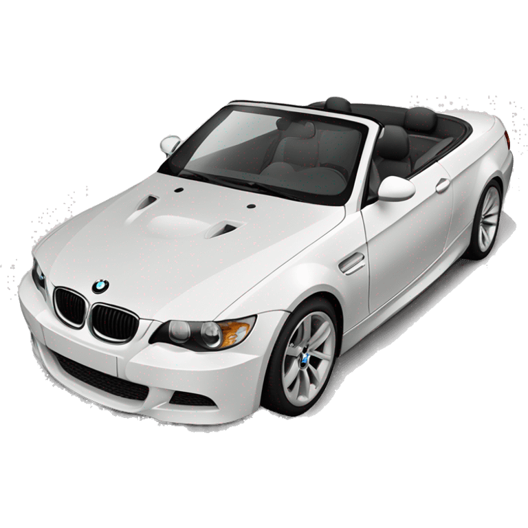 bmw e93 cabrio white emoji