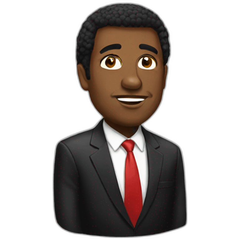 black trump emoji