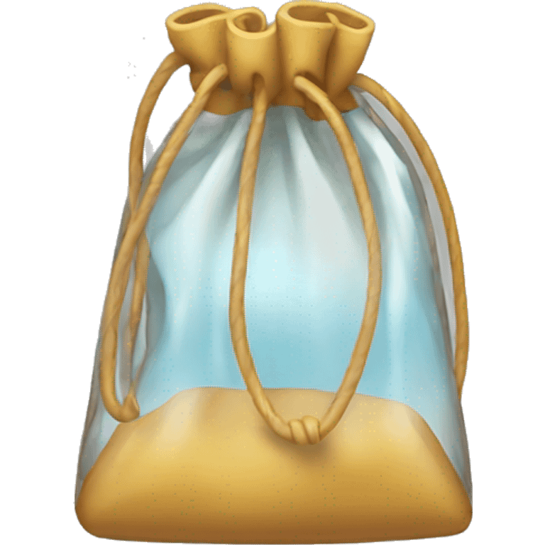 little transparent bag emoji