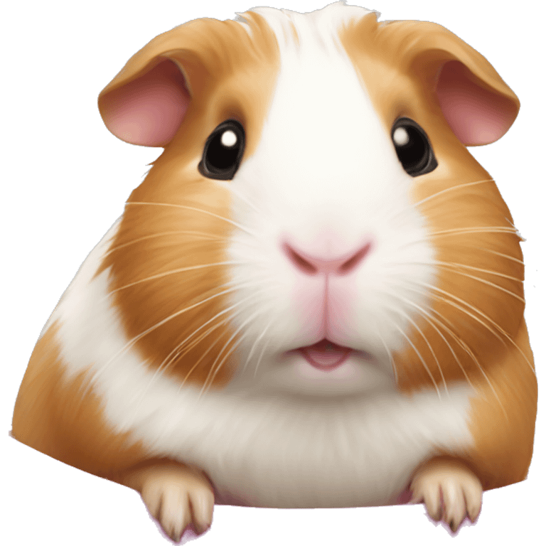 Guineapig in a pink hammok emoji