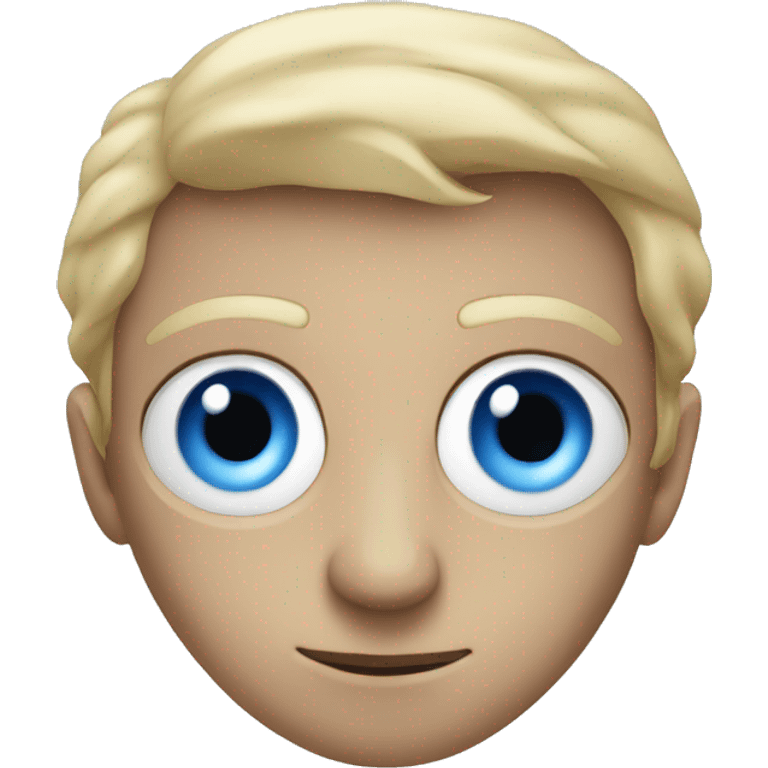 Eyes, of men, blue, magnificent emoji