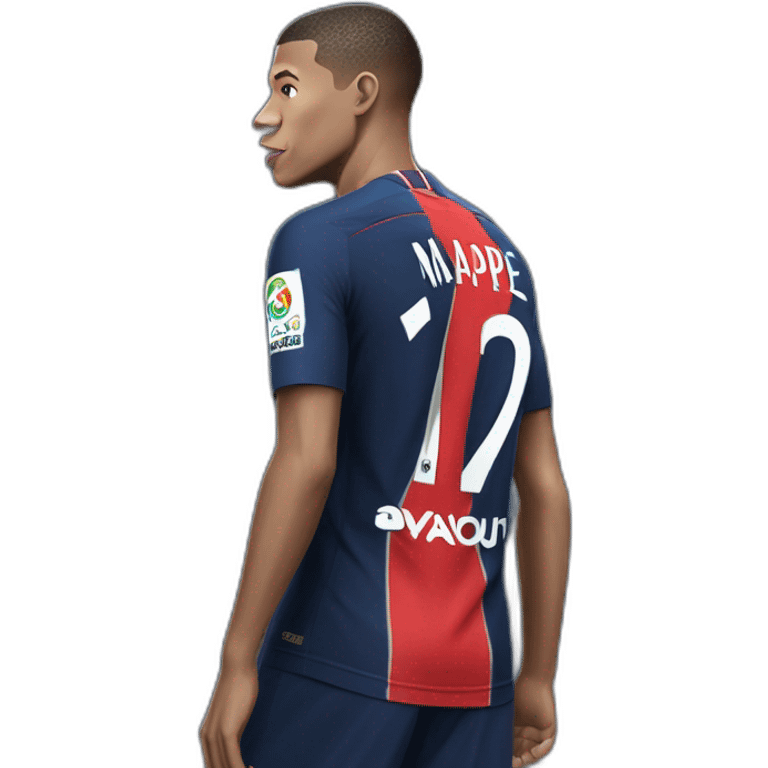 Kylian mbappé maillot psg emoji