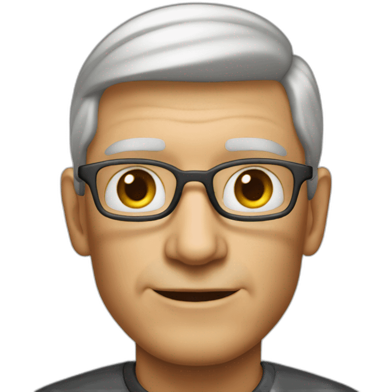 Tim cook with star eyes emoji