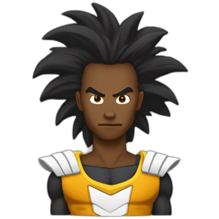 Black super saiyan emoji