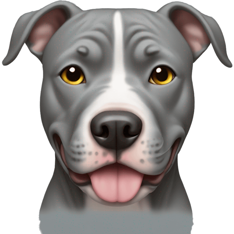 Grey pitbull emoji