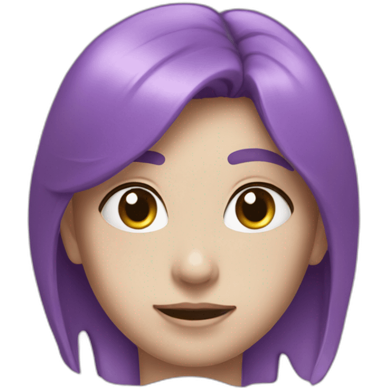 Cœur violet emoji