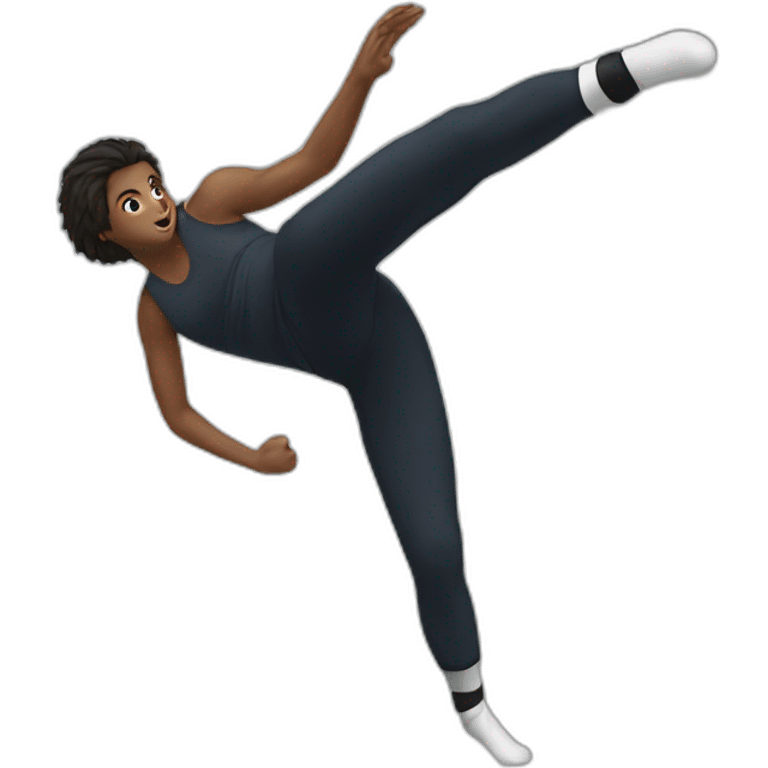 High kick emoji