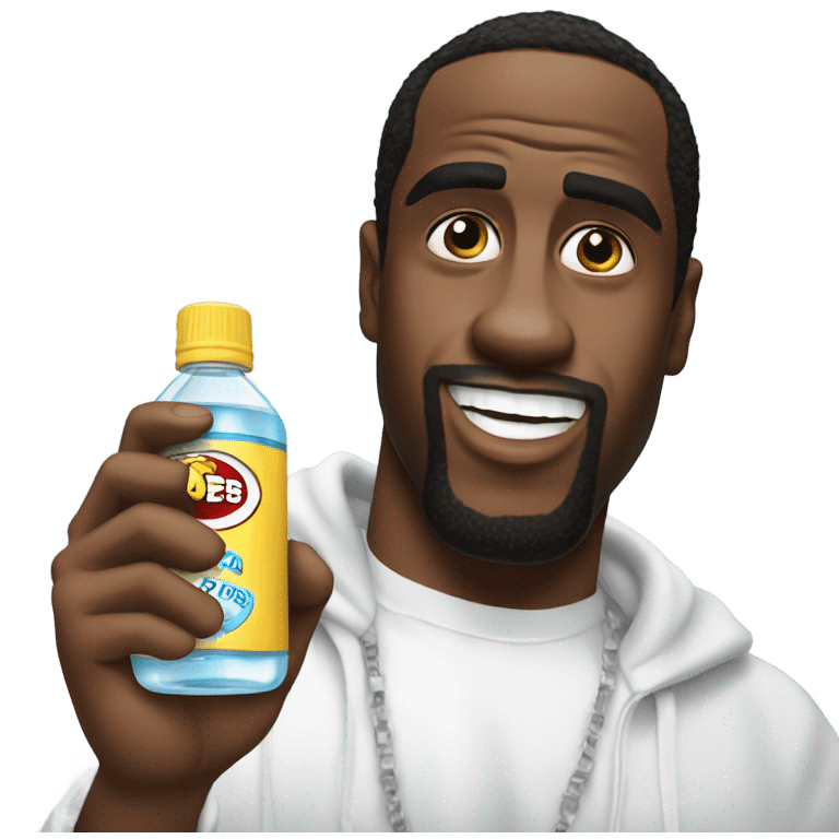 P Diddy holding baby oil ￼ emoji