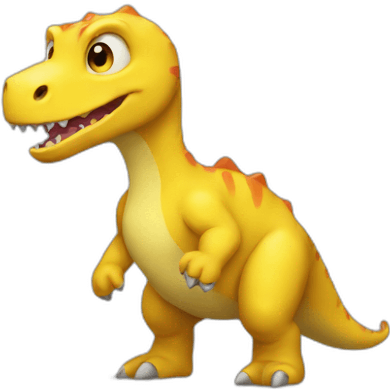 Yellow dinosaur emoji