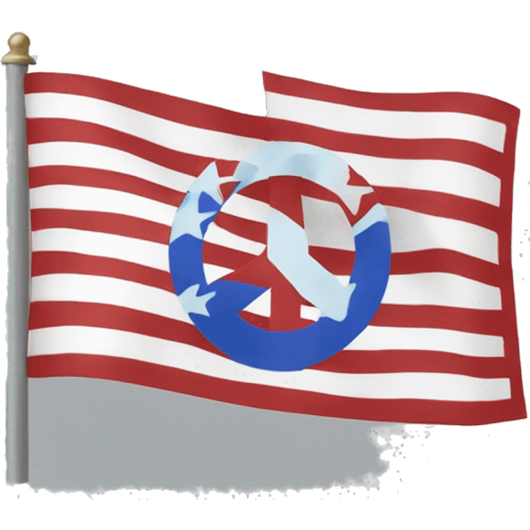 Baner of peace flag emoji