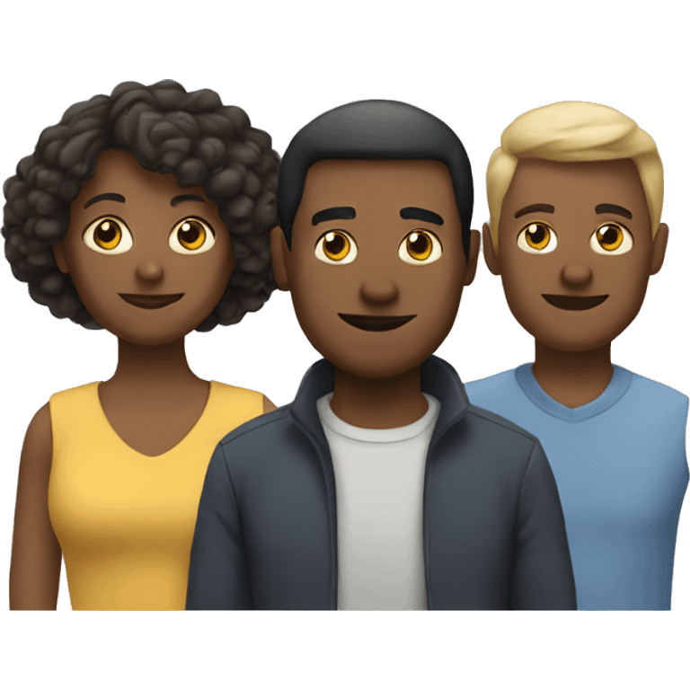 three people emoji