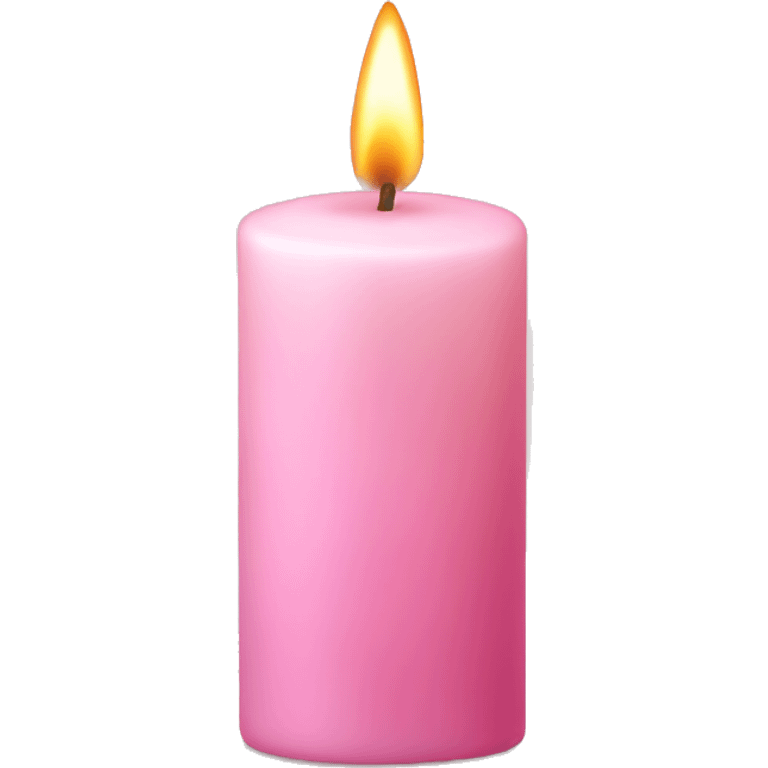 light pink candle emoji