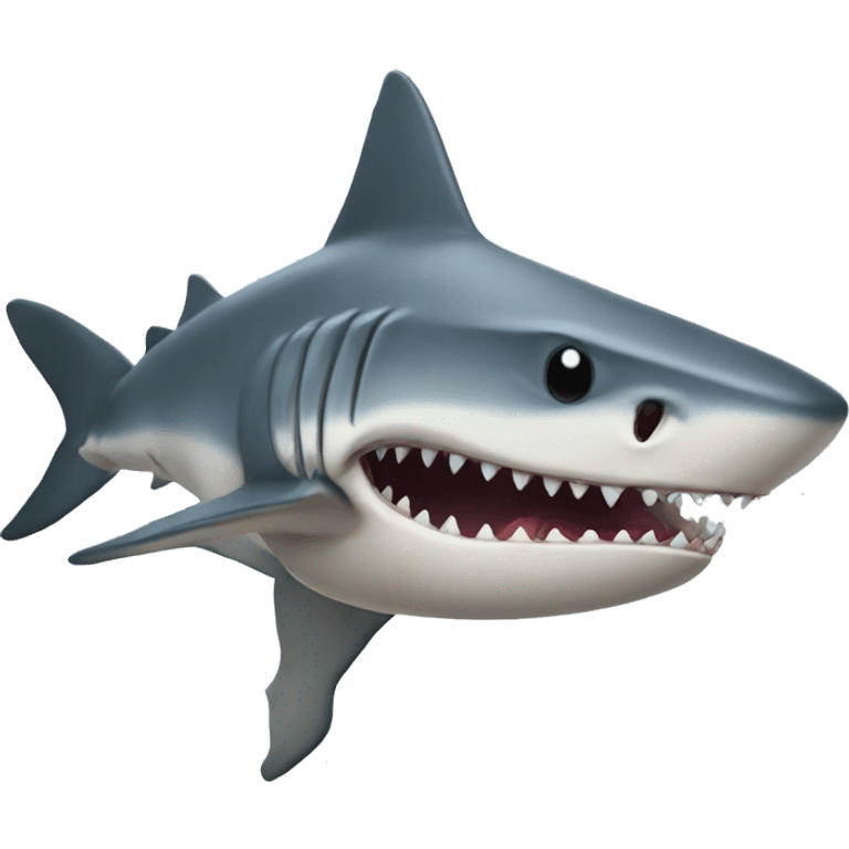 Blind shark eating food emoji