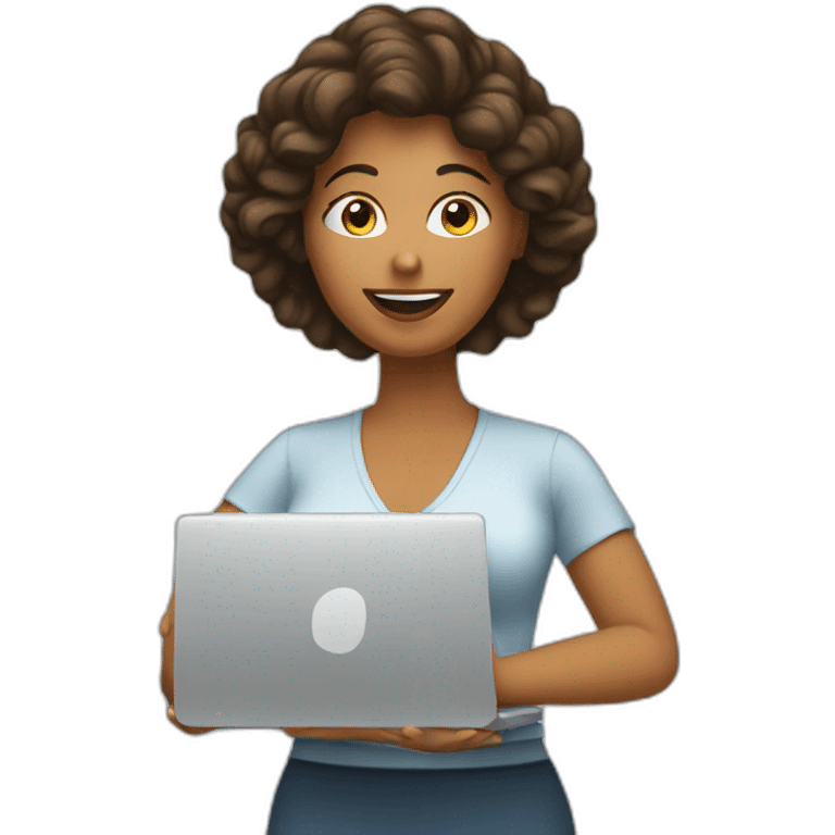 woman-earning-money-whit-computer emoji