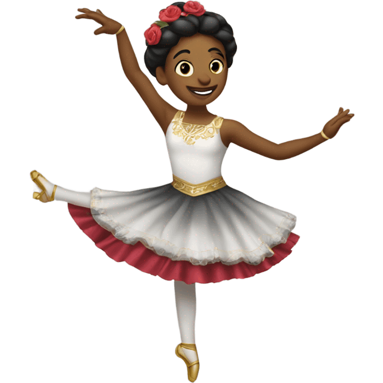 Bailarín de danza folclórica  emoji