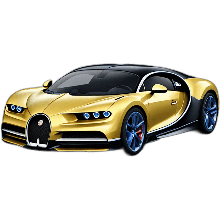 3d picture of buggati chiron emoji