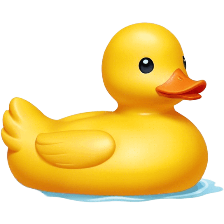 Rubber duckie emoji