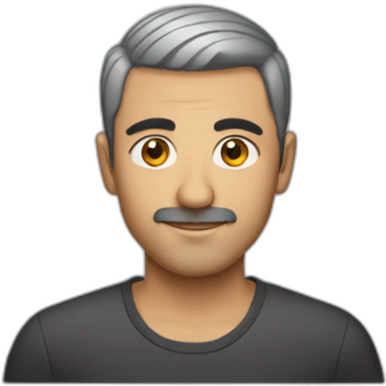 turkish man with short hair emoji