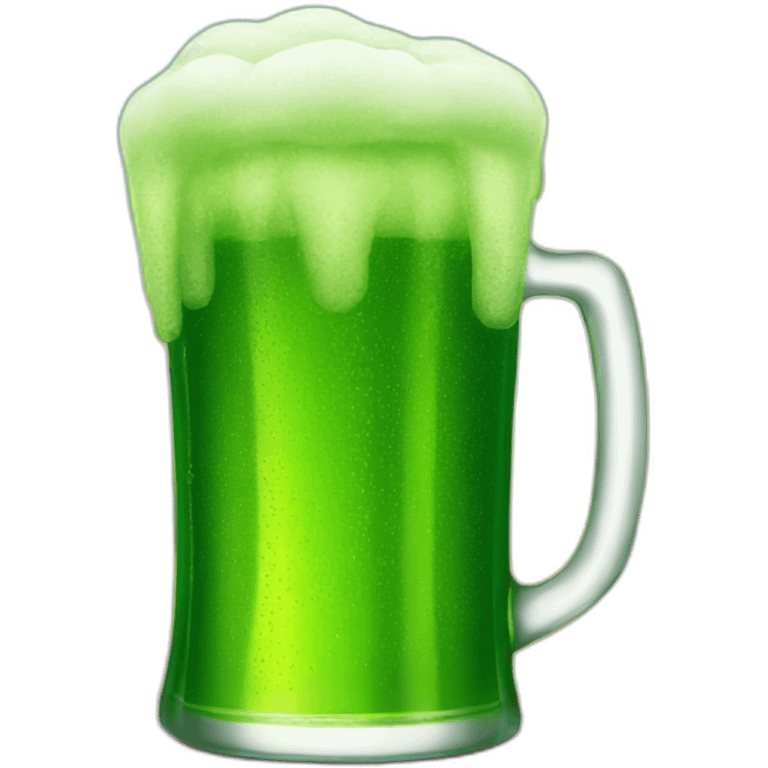 Green beer emoji