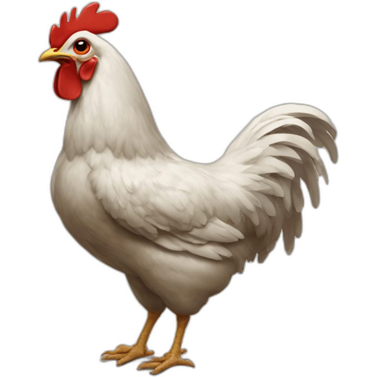 chicken stupid emoji