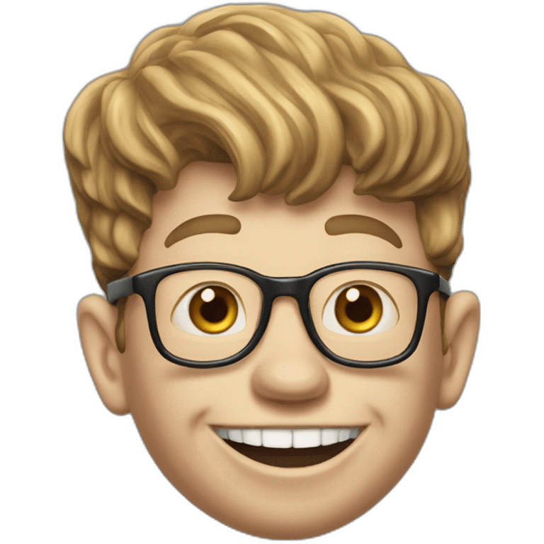 Alfred Neuman from mad magazine with a college graduate hat emoji