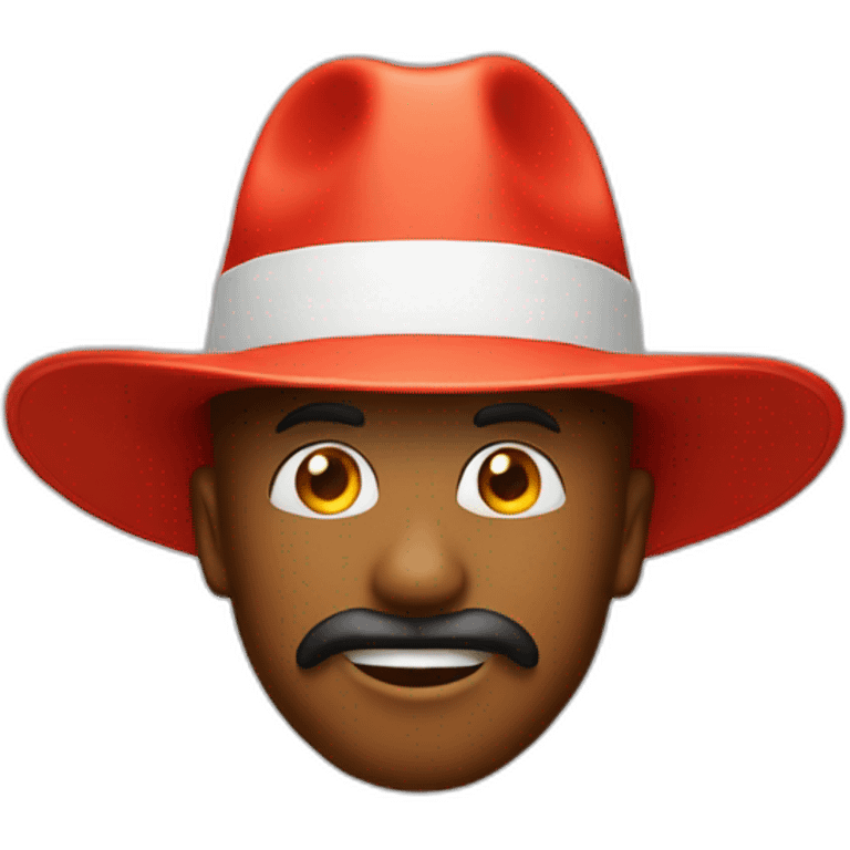 Piment  avec un chapeau emoji