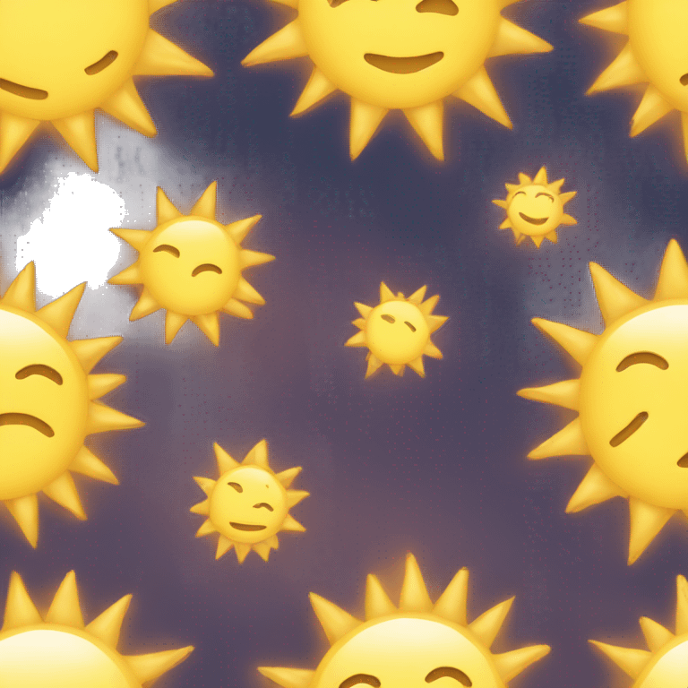 morning sun emoji