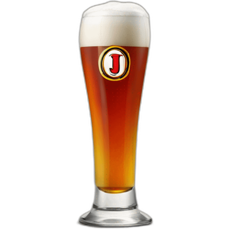 a Glass of belgian Jupiler beer emoji