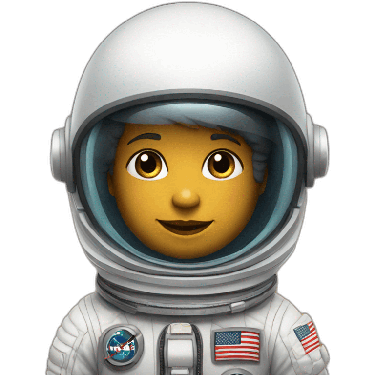 cool astronaut for toddler emoji